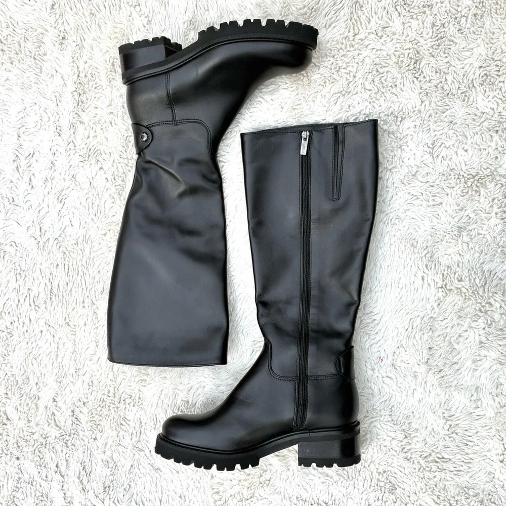 La Canadienne NWOT Cava Waterproof Black Leather Boots Sz 6.5 - Picture 8 of 11